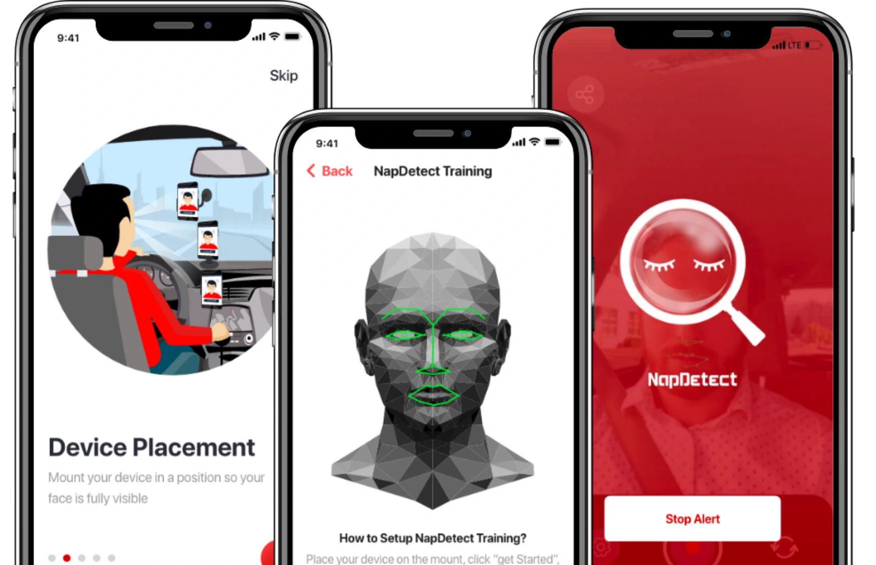 Nap Detect App Screenshots