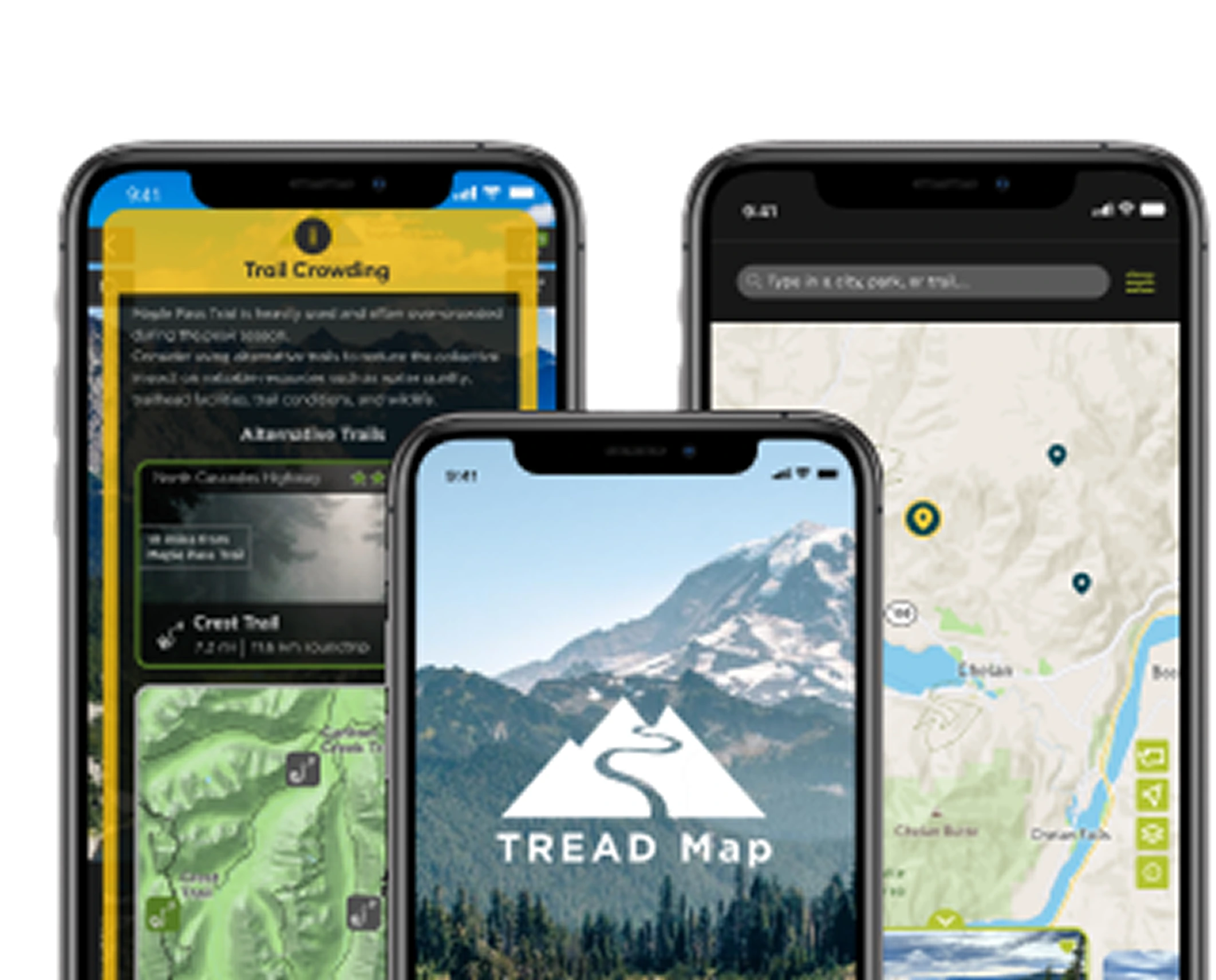 Tread Map App Screenshots